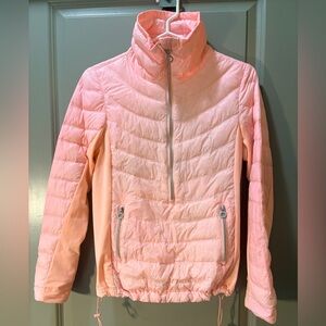 Calvin Klein Performance Coral Puffer Pullover Jacket Size S